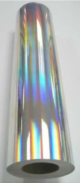 Gibson Guitar Headstock Logo Die-Cut Metalized Decal, Oil Slick Aluminum OEM Sze LOT x2