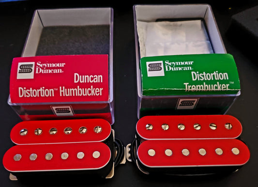 4PC COMBO SH-6N, TB-6, Seymour Duncan Humbucker, Trembucker Vinyl Pickup Covers, 5 Colors