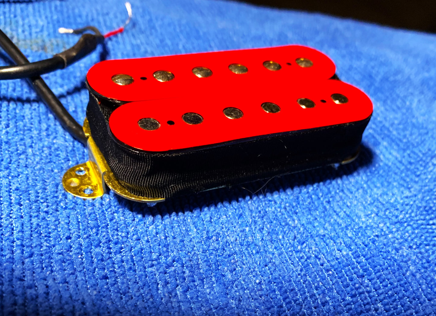 4PCS Direct mount EVH Wolfgang humbuckers with Alnico 2 magnets Vinyl Pickup Covers, 5 Colors, EZ Apply