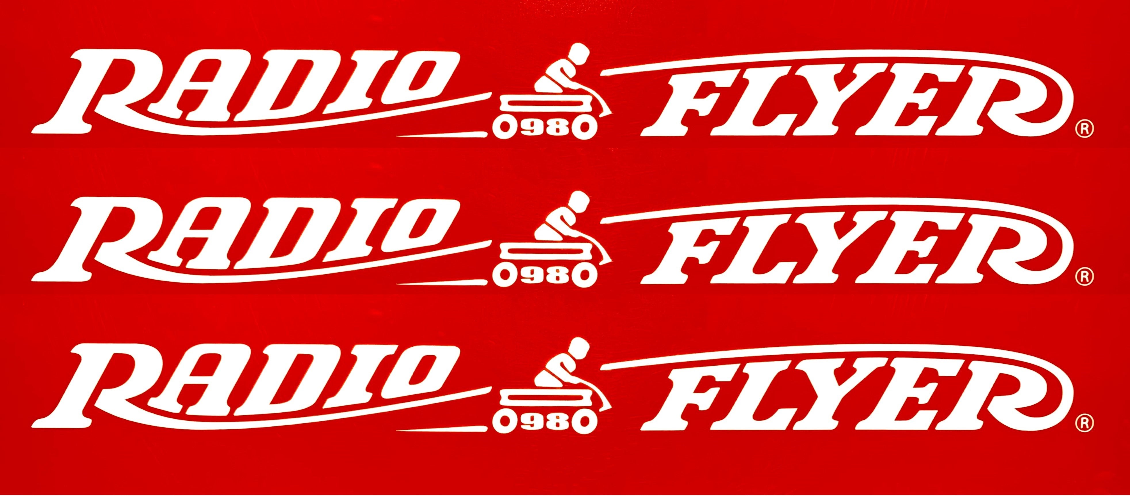 Radio Flyer 98 Wagon Restoration Replacement VINYL DECALS 18.25in. F Diamond Cut Graphics USA