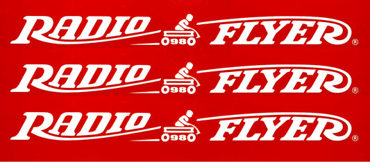 Radio Flyer 98 Wagon Restoration, Replacement VINYL DECALS, 18.25in. FREE SHIP, MADE IN USA