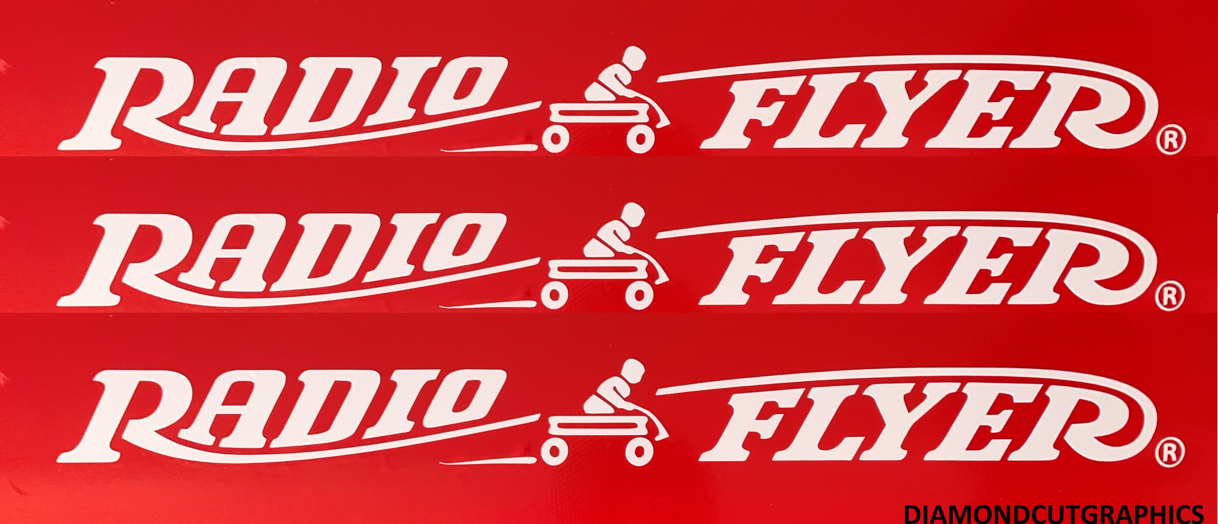 Radio Flyer Wagon Restoration, Replacement VINYL DECALS, 18.25in. FREE ...